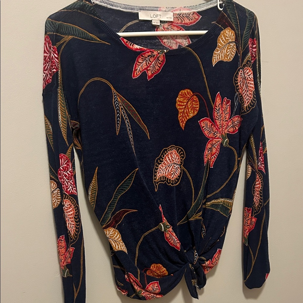 LOFT Colorful Knit Sweater